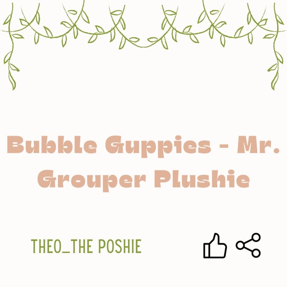 Bubble Guppies - Mr. Grouper Plushie - Picture 1 of 2